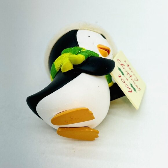 2009 Hallmark Keepsake Ornament Sign Of The Times Cute Penguin Christmas Gift - Picture 5 of 11